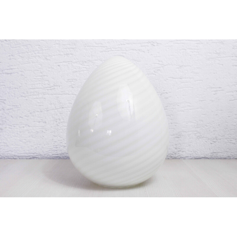 Vintage lamp Egg in Murano glass, Italy 1970