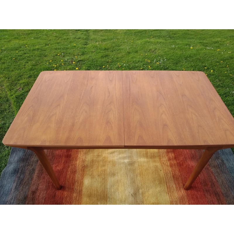 Vintage extendable teak dining table by McIntosh, 1960