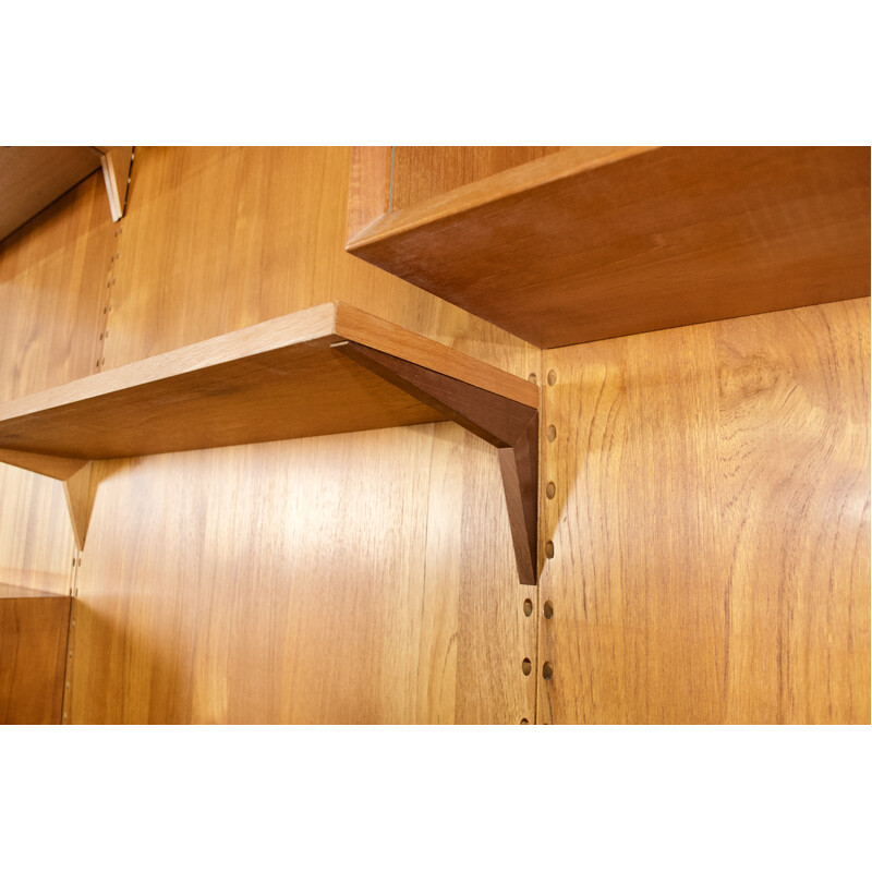 Vintage System Cado wall system in teak by Poul Cadovius, 1959