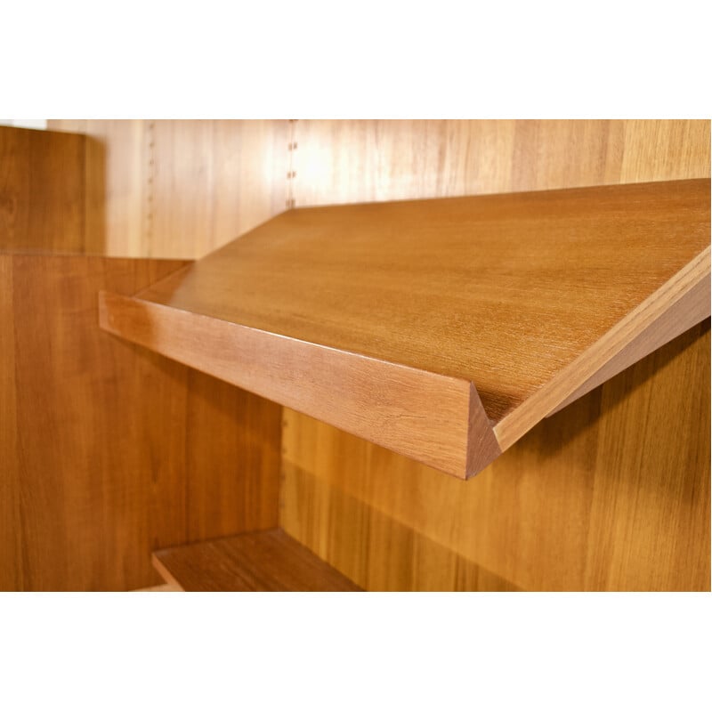 Parete attrezzata vintage System Cado in teak di Poul Cadovius, 1959