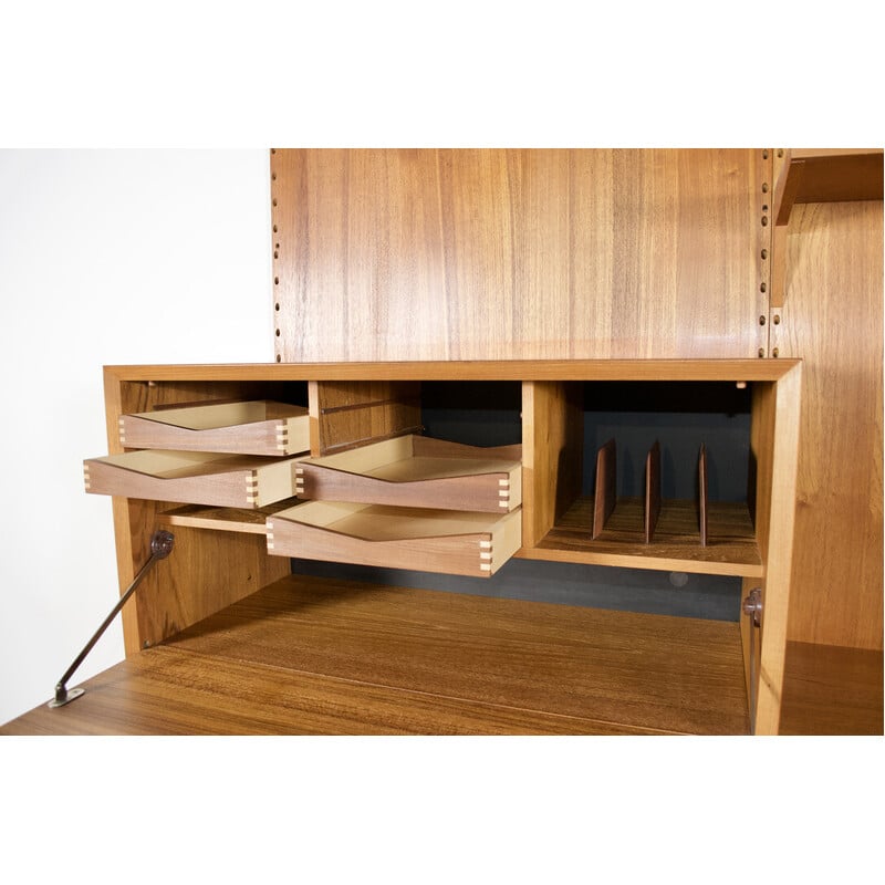 Vintage System Cado wall system in teak by Poul Cadovius, 1959