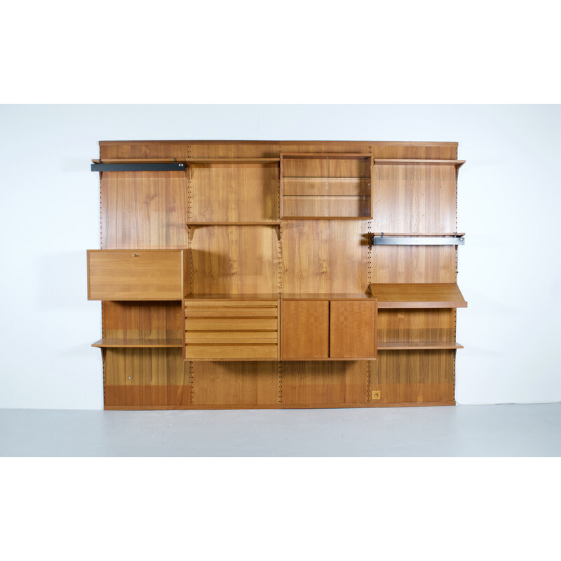 Parete attrezzata vintage System Cado in teak di Poul Cadovius, 1959