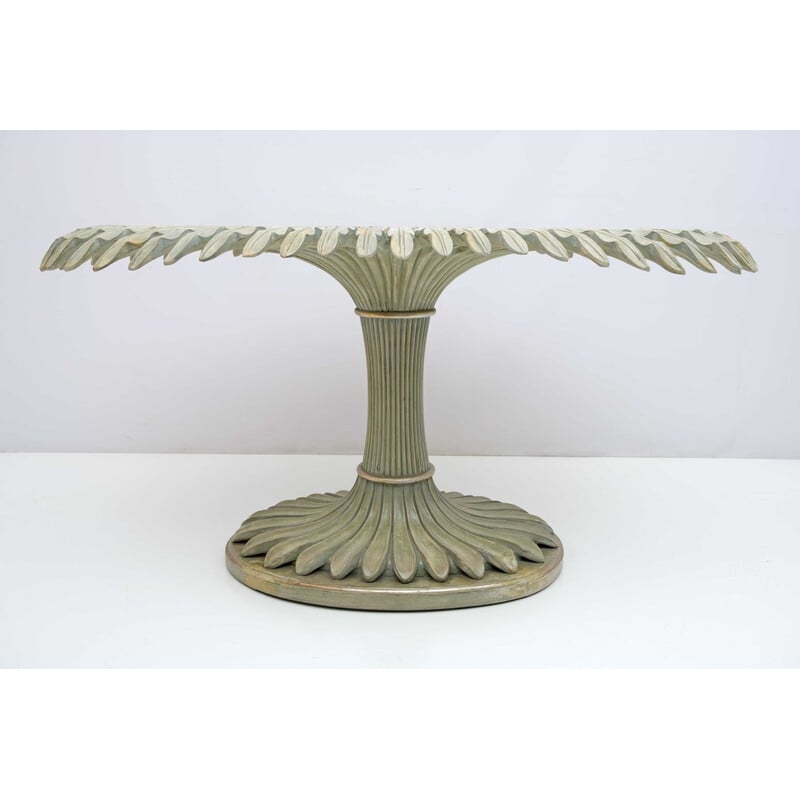 Vintage lacquered wood dining table by Pierluigi Colli, Italy 1970
