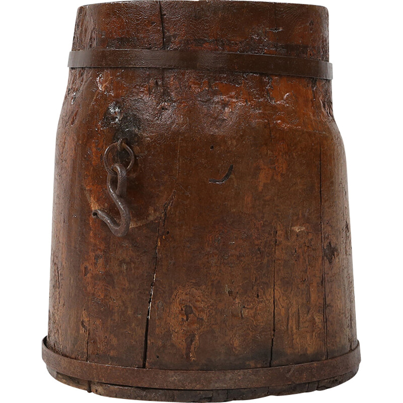 Mid century wooden barrel, France