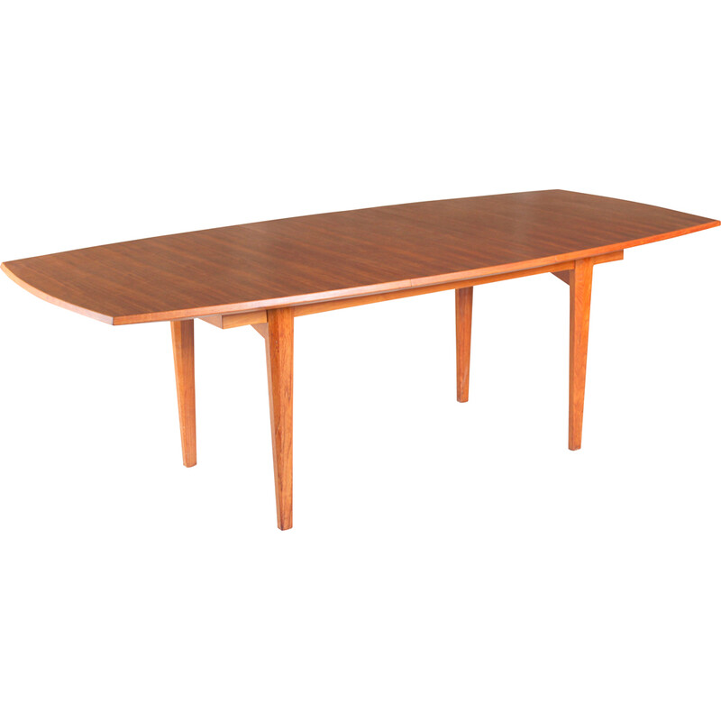 Mesa de comedor extensible de nogal de mediados de siglo por Gordon Russell, 1960