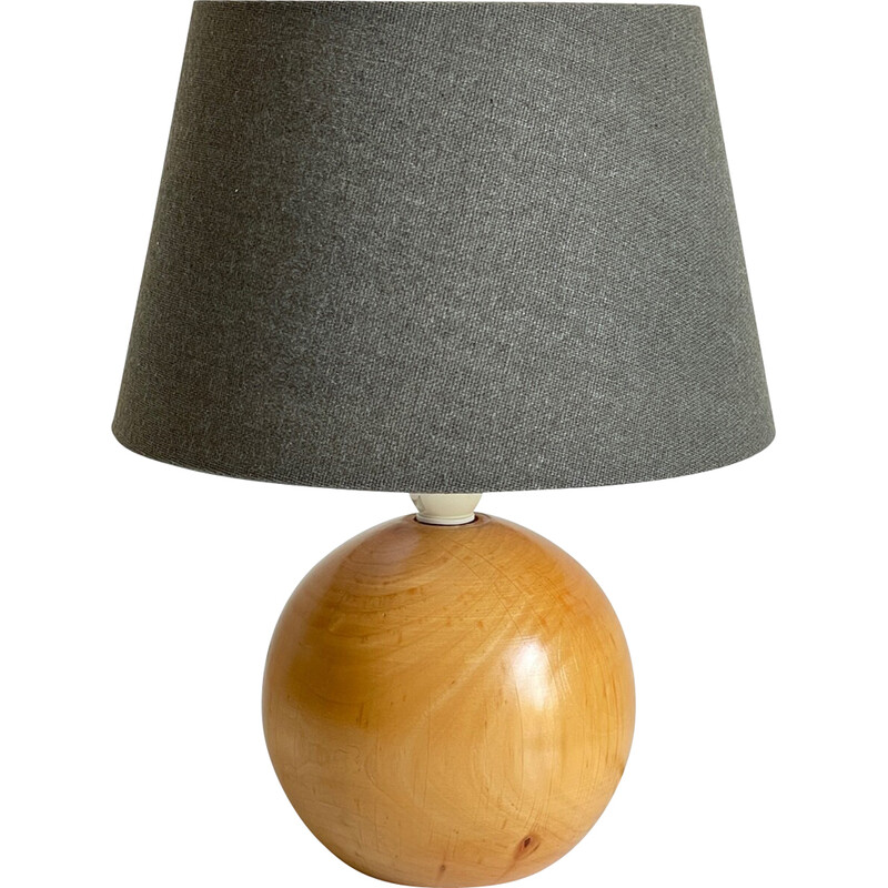 Vintage-Lampe aus Holz, 1970