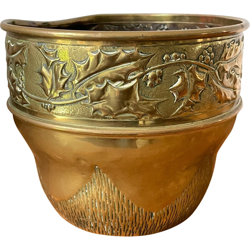 Vintage brass planter, 1970-1980