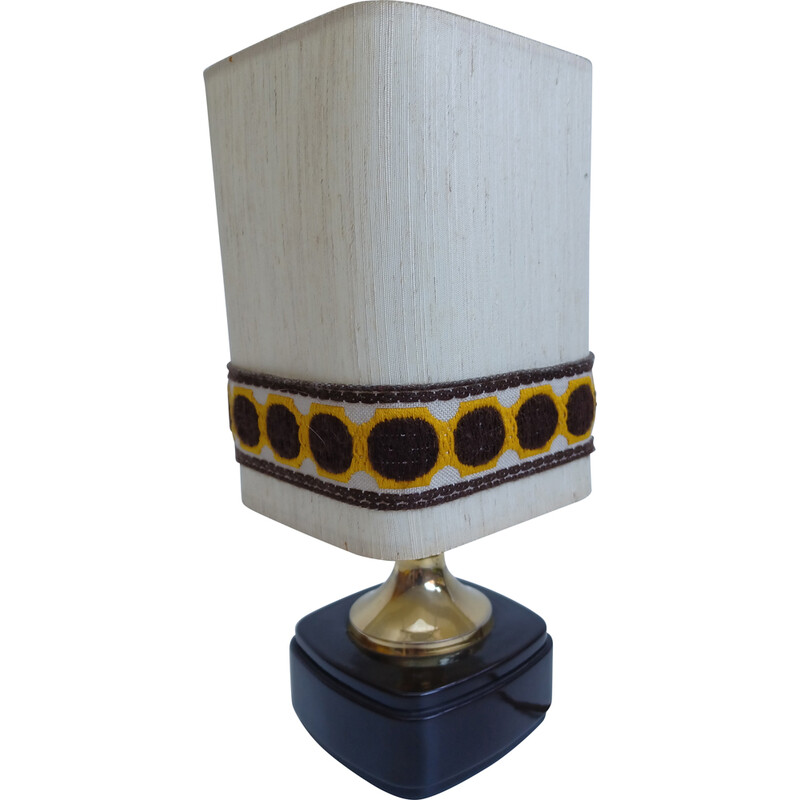 Vintage-Lampe aus Bakelit und Stoff, 1960