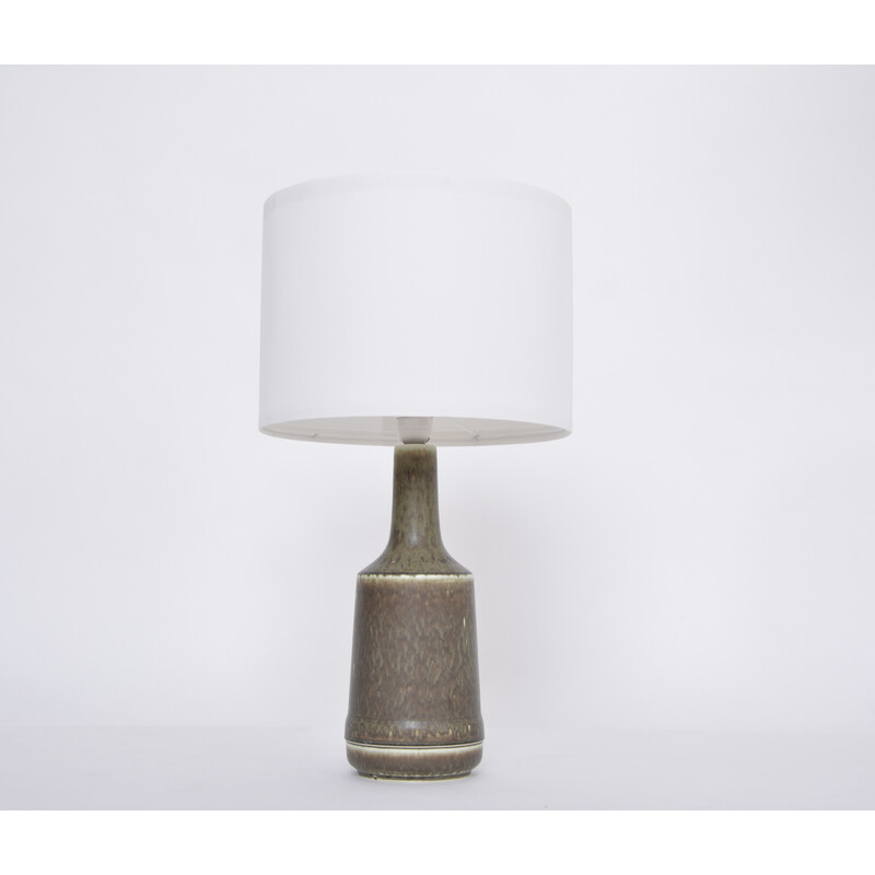 Vintage ceramic table lamp by Desiree Stentoj, Denmark 1960