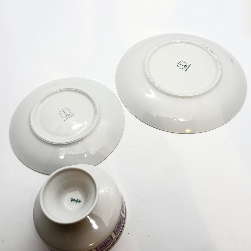 Set of 3 vintage breakfast set, Germany 1970s