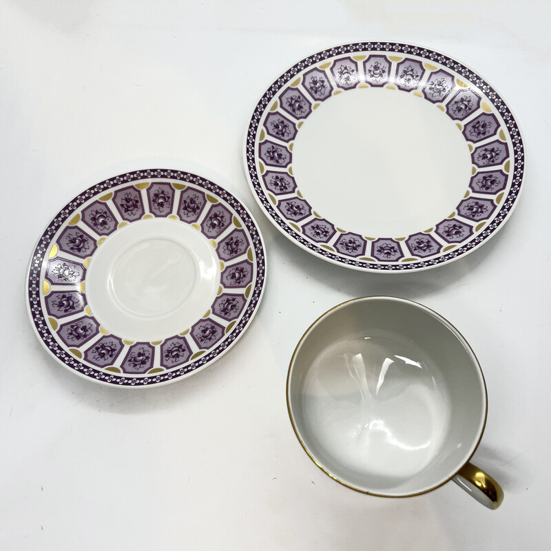 Set of 3 vintage breakfast set, Germany 1970s