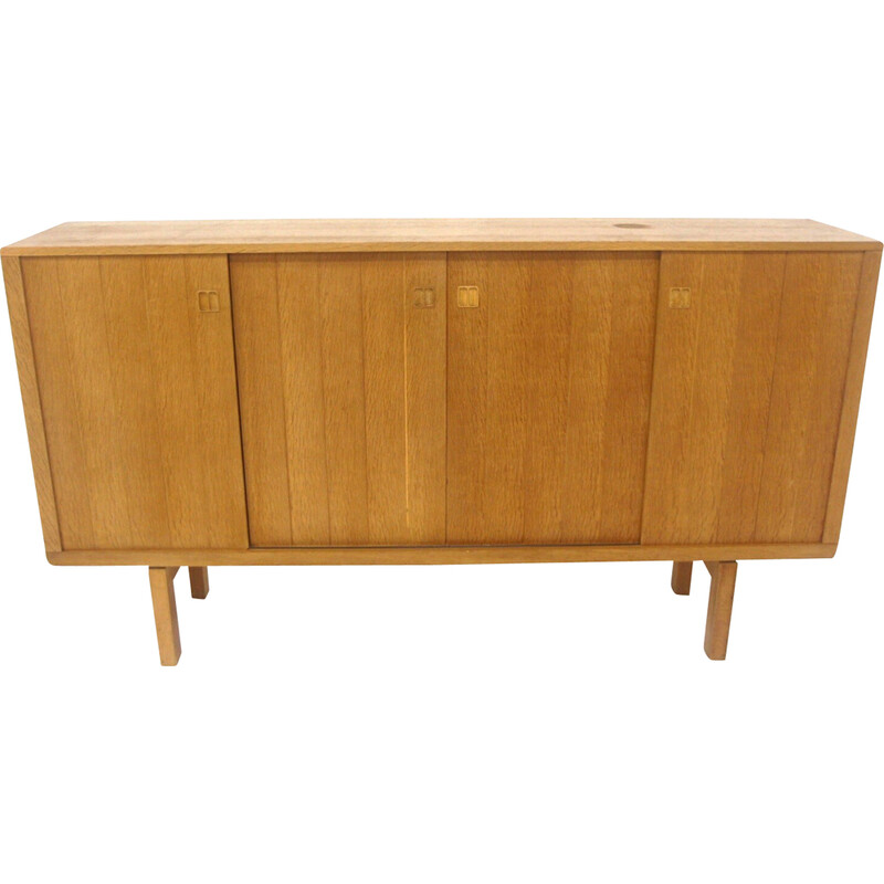 Enfilade scandinave vintage en chêne par Borgeryds Möbelfabrik, Suède 1960