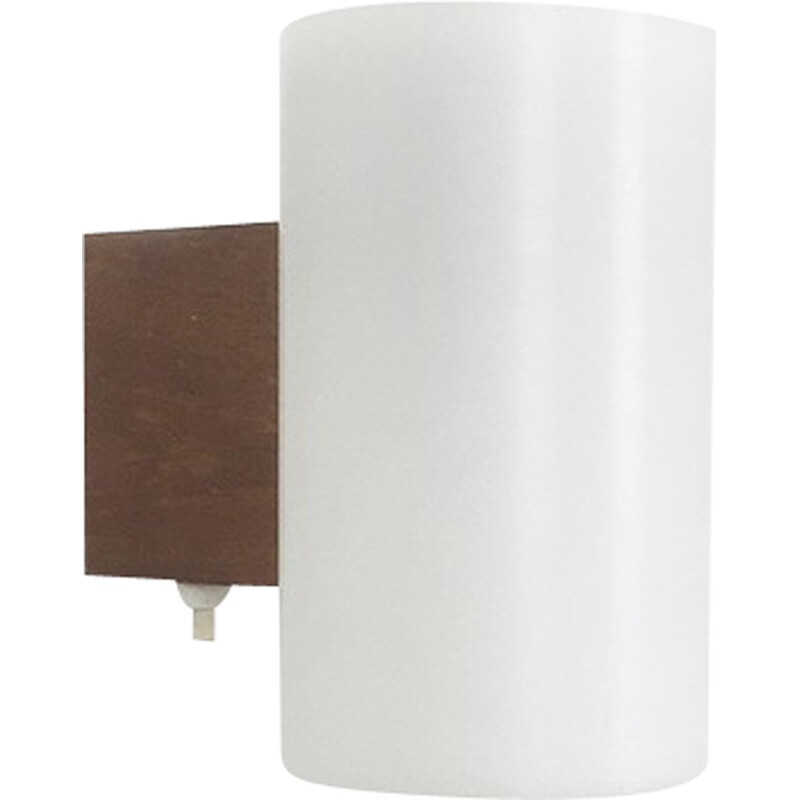 White acrylique wall light for Luxus by Uno & Östen Kristiansson - 1960s