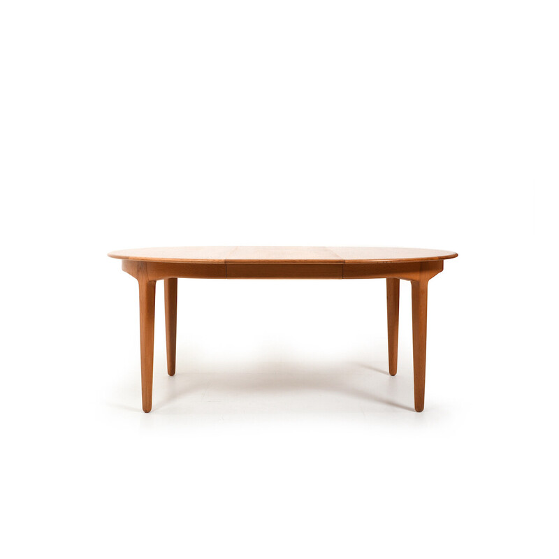 Vintage oakwood dining table by Henning Kjaernulf for Sorø Stolefabrik, 1960s