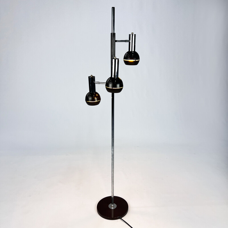 Vintage floor lamp with adjustable lamps, 1960-1970s