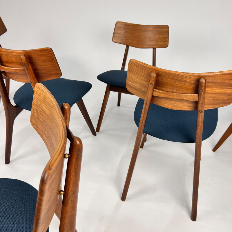 Mid century dining chairs by Louis van Teeffelen, 1960s