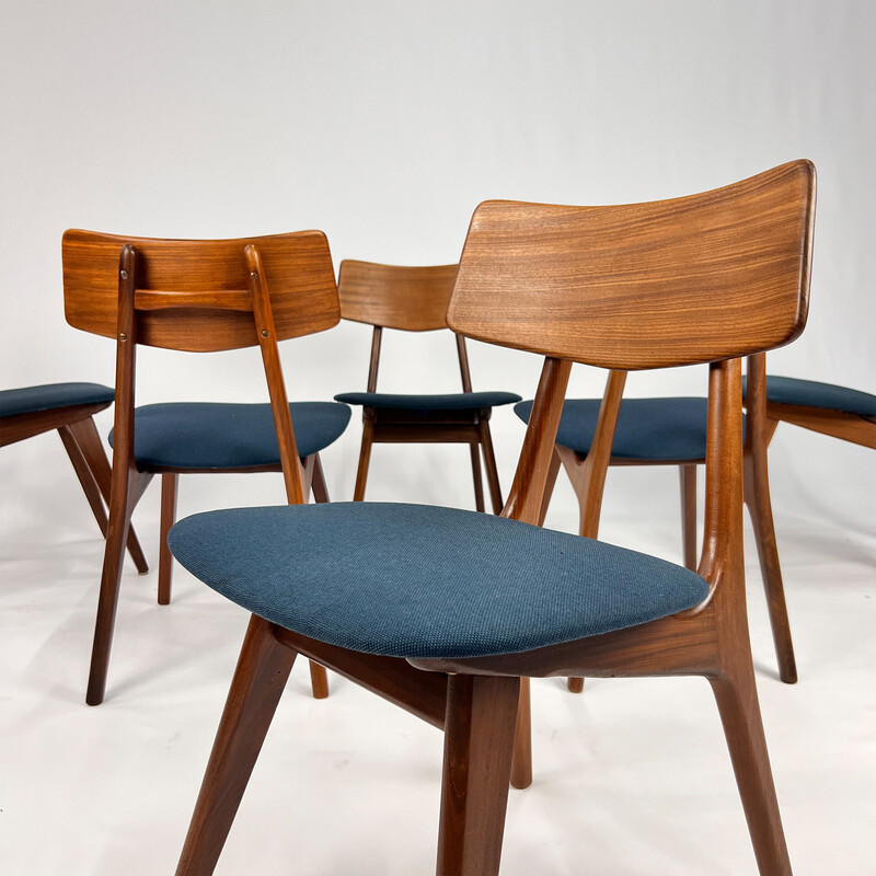 Mid century dining chairs by Louis van Teeffelen, 1960s