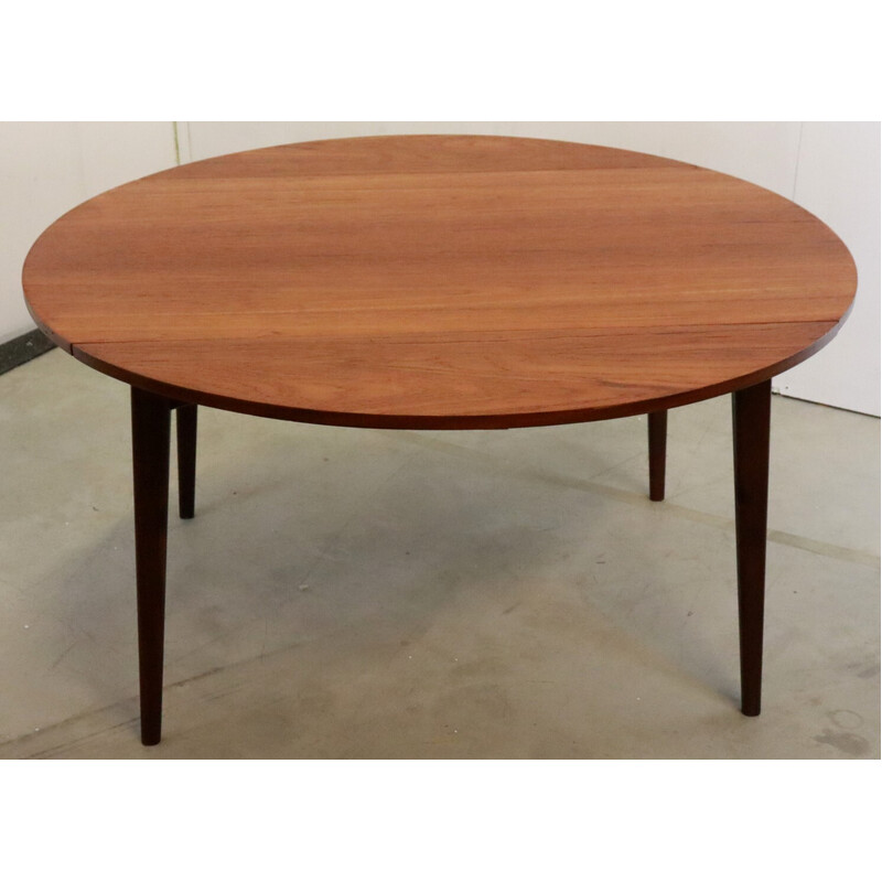 Vintage Wébé round table by Louis van Teeffelen