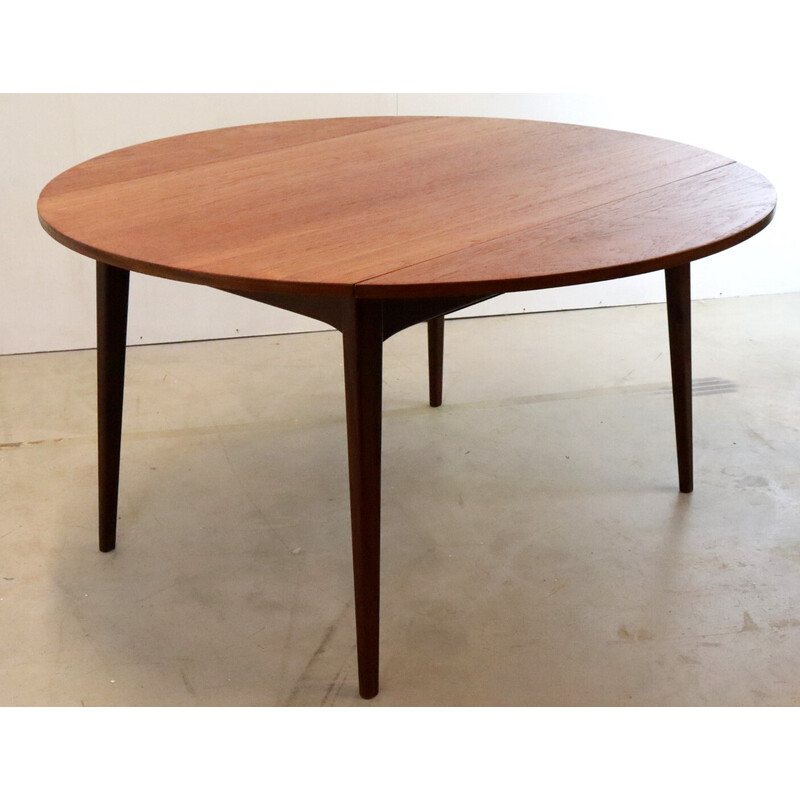 Runder Wébé-Tisch von Louis van Teeffelen
