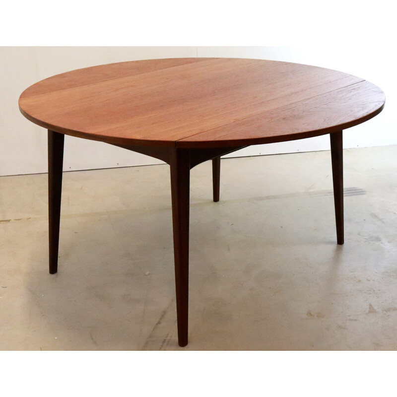 Vintage Wébé round table by Louis van Teeffelen