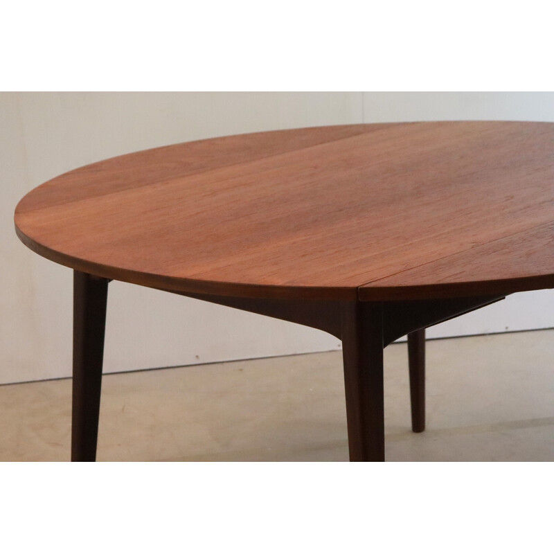 Vintage Wébé round table by Louis van Teeffelen