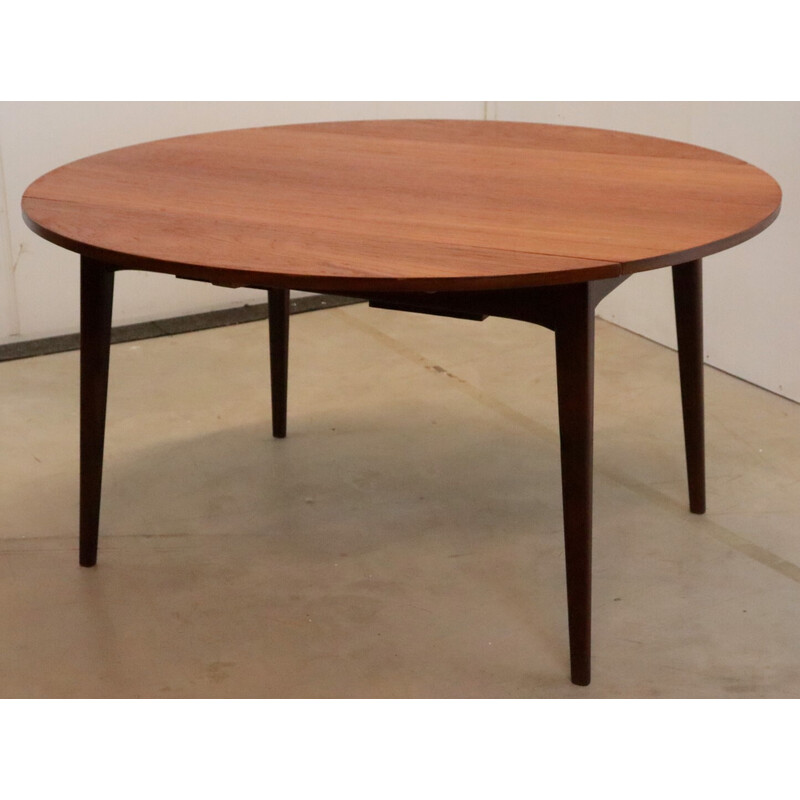 Vintage Wébé round table by Louis van Teeffelen