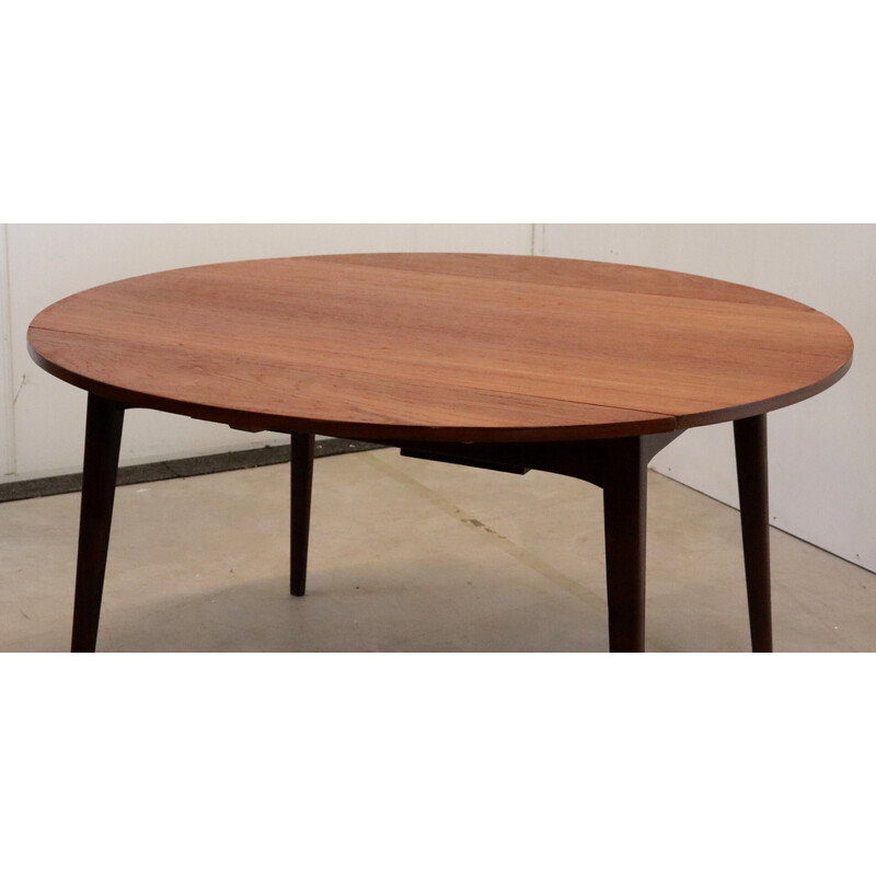 Vintage Wébé round table by Louis van Teeffelen