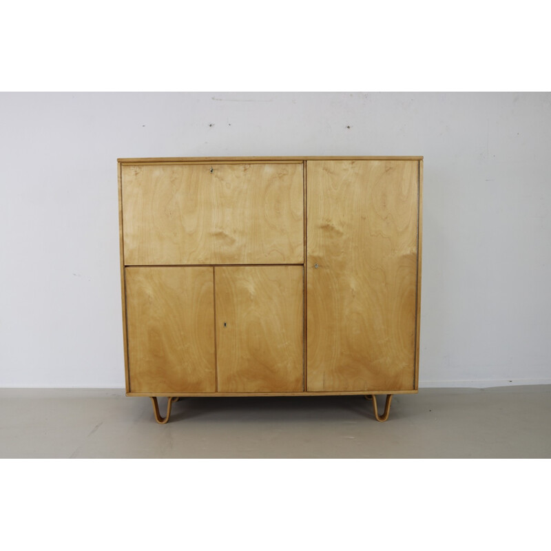 Flap Desk Cabinet by Cees Braakman for Pastoe - 1950s