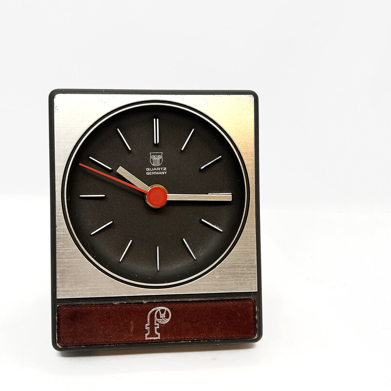 Reloj de sobremesa vintage de Aachen, Alemania 1970-1980s