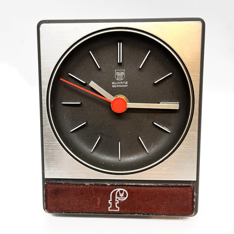 Reloj de sobremesa vintage de Aachen, Alemania 1970-1980s