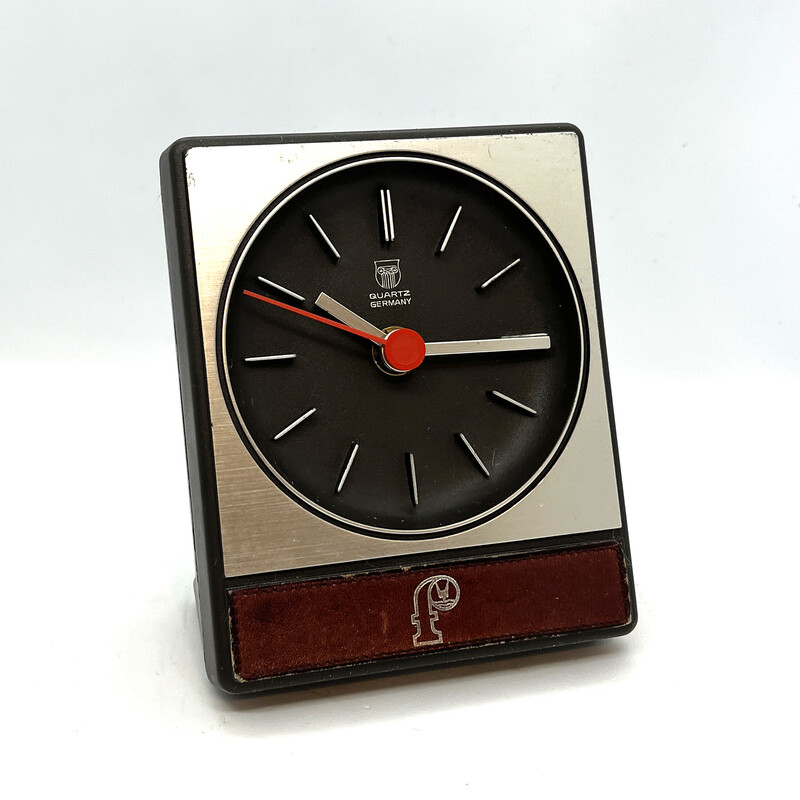 Vintage desk clock by Aachen, Germany 1970-1980s