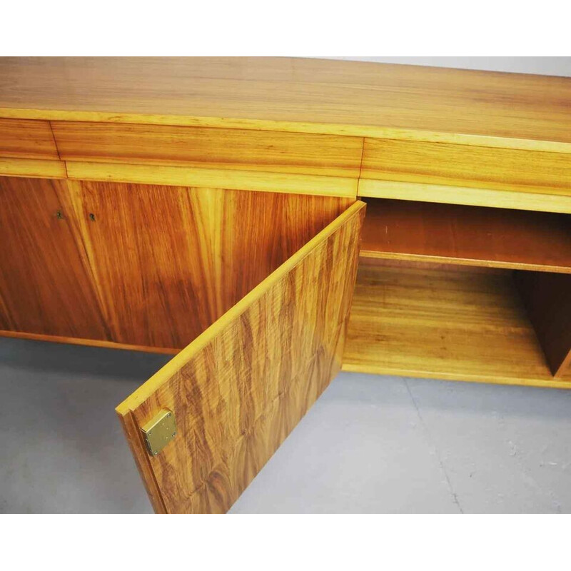 Vintage walnut sideboard by Jos De Mey for Van den Berghe-Pauvers, Belgium 1960