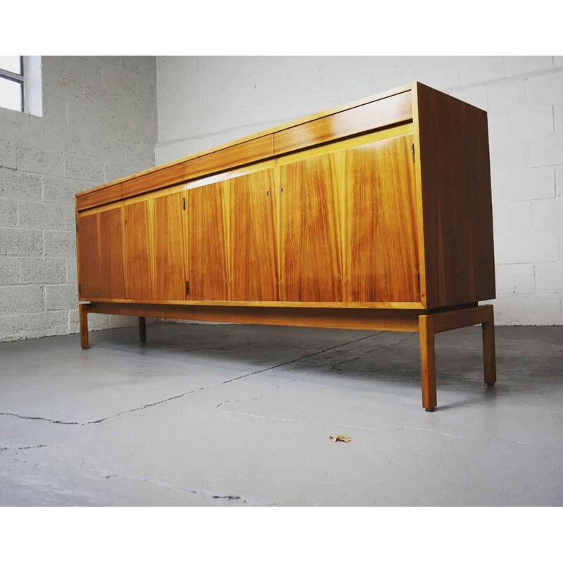 Credenza vintage in noce di Jos De Mey per Van den Berghe-Pauvers, Belgio 1960