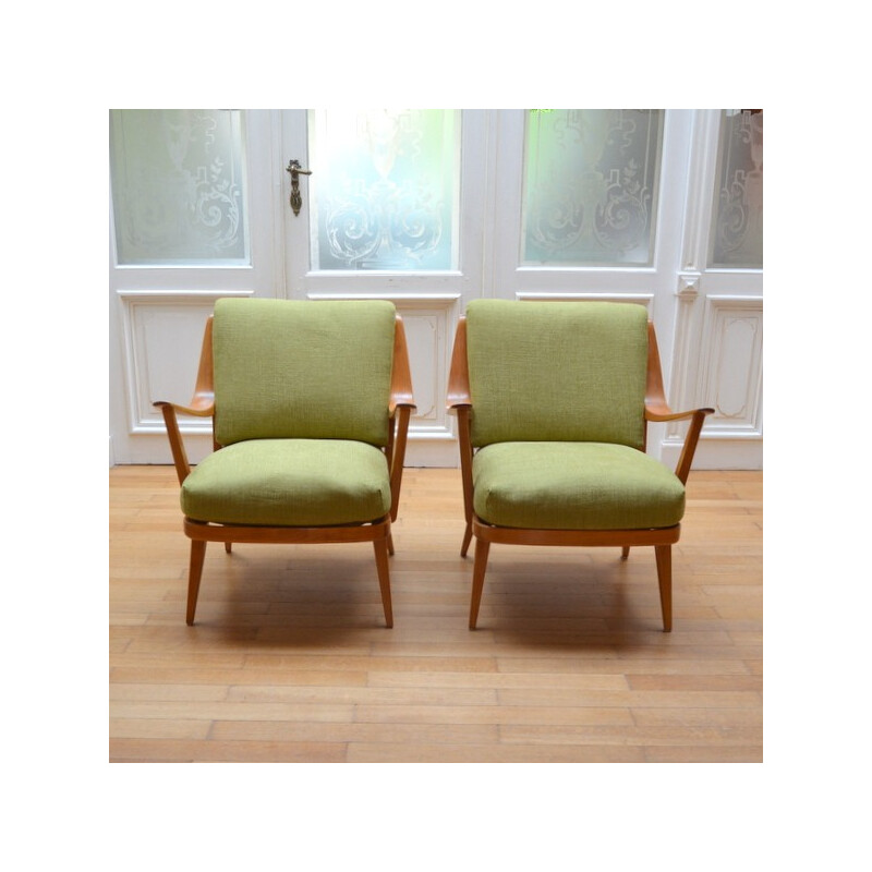 Pair of Scandinavian armchairs, Manufacturer Knoll Antimott - 1960s