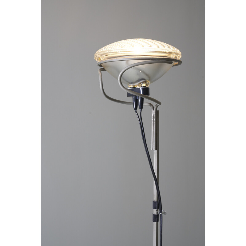 Vintage 'Toio' floor lamp by Castiglioni for Flos, Italy 1962