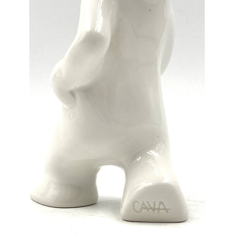 Vintage "La Linea" Lagostina advertising figurine by Osvaldo Cavandoli for Cava