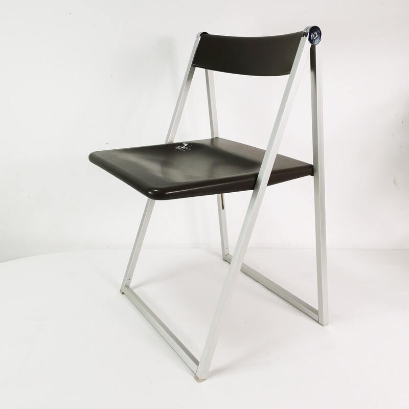 Vintage folding chair by F. Hero and K. Odermatt for Interlubke, Germany 1970s