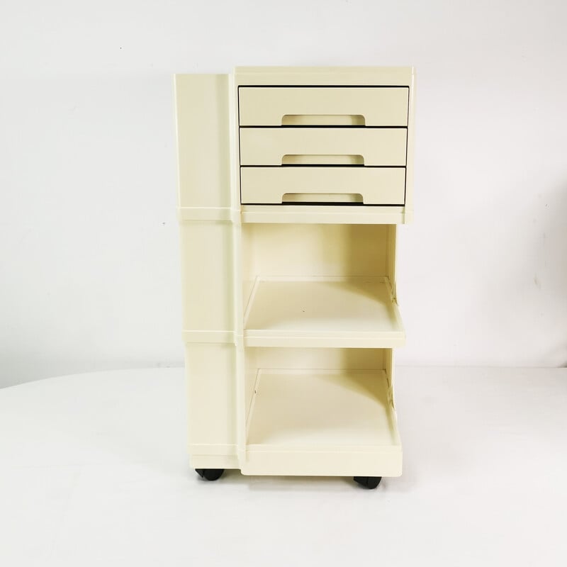 Vintage mobile cabinet bar by Giovanni Pelis for Stile Neolithic, Italy 1960s