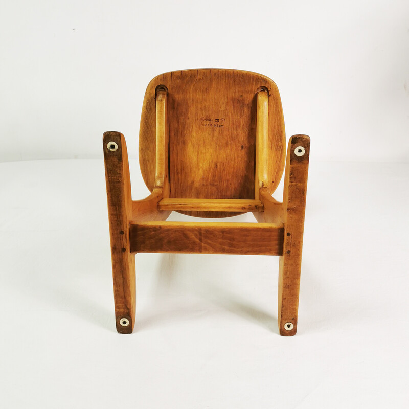 Cadeira de criança vintage da Casala, Alemanha 1960s