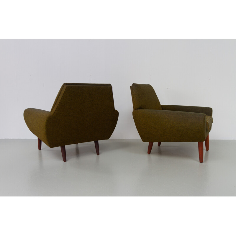 Pair of vintage Danish armchairs by Kurt Østervig for Ryesberg Møbler, 1960