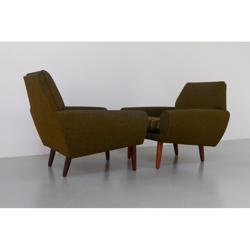 Pair of vintage Danish armchairs by Kurt Østervig for Ryesberg Møbler, 1960