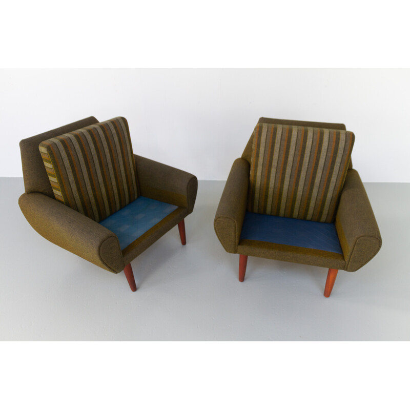 Paar vintage Deense fauteuils van Kurt Østervig voor Ryesberg Møbler, 1960