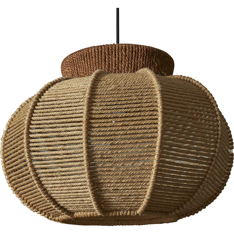 Suspensão vintage feita de corda de sisal