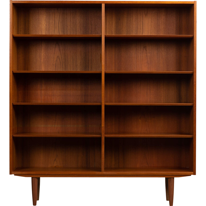 Vintage teak bookcase by Carlo Jensen for Hundevad and Co, 1960