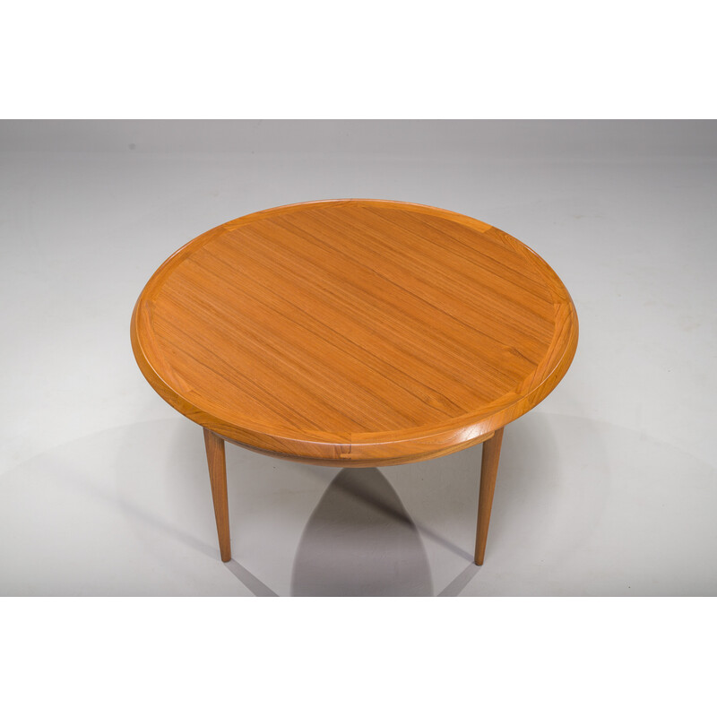 Mid-century teak coffee table by Torbjørn Afdal for Bruksbo, 1960s