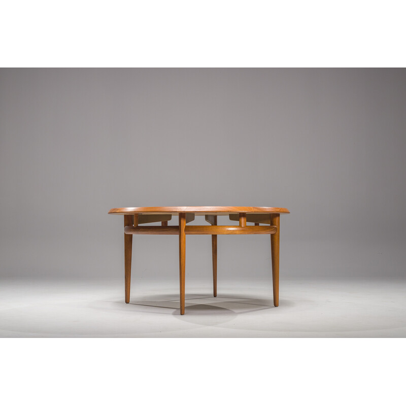 Mid-century teak coffee table by Torbjørn Afdal for Bruksbo, 1960s