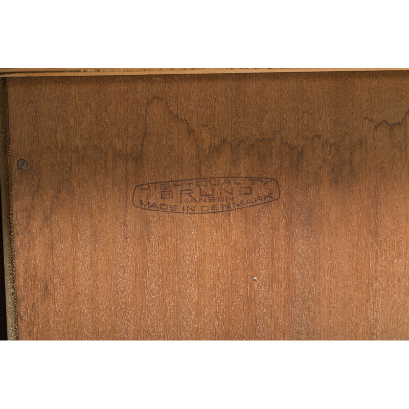 Vintage rosewood sideboard by Henning Kjerulf for Bruno Hansen, 1950s