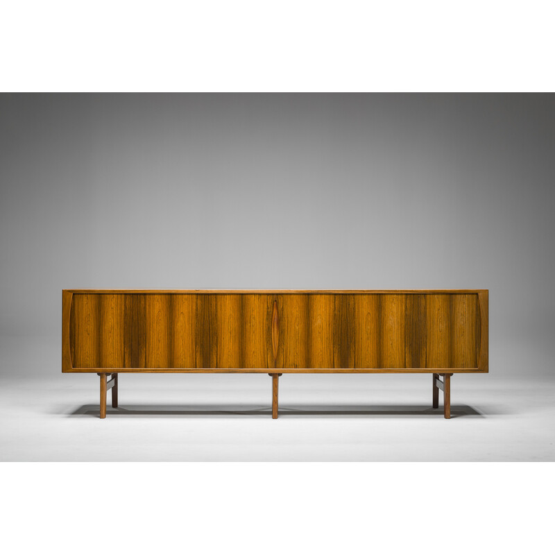 Vintage rosewood sideboard by Henning Kjerulf for Bruno Hansen, 1950s