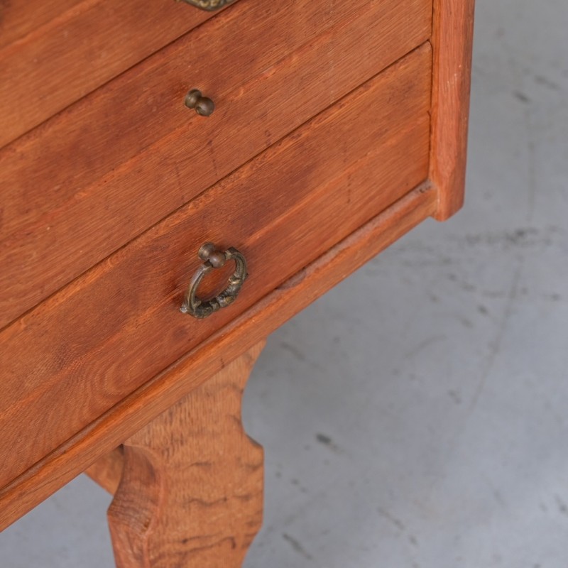 Bureau danois vintage en bois de chêne, 1960