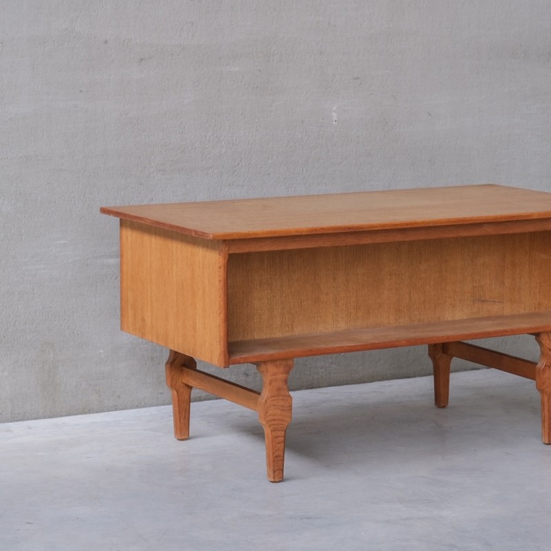 Bureau danois vintage en bois de chêne, 1960